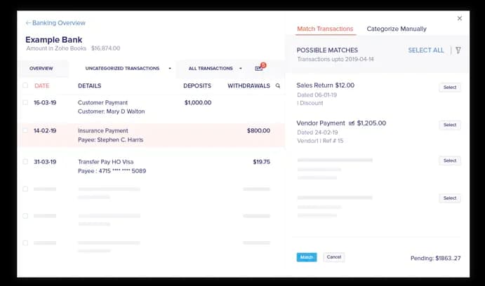 Zoho Accounting Software